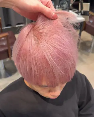 カラー レイヤーカット/ ボブカット/ケンヤのヘアスタイル