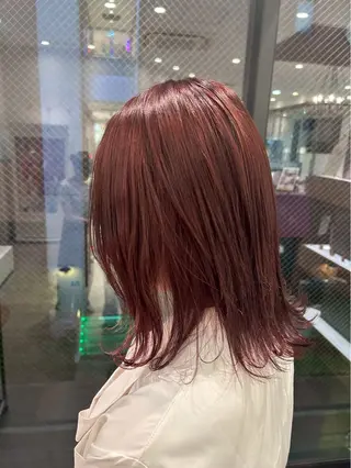 ミディアム カラー 松本 仁美のヘアスタイル