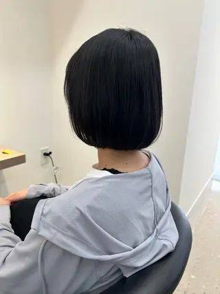 ミディアム 加本 翼のヘアスタイル