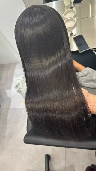 ロング カラー 巻ける縮毛矯正 Sachi🐰のヘアスタイル