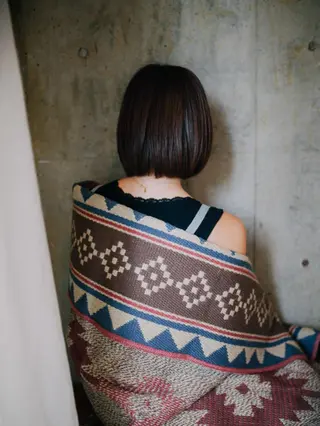 ミディアム 福島 浩司のヘアスタイル