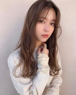 セミロング カラー 🍀髪質改善🍀 SORA  麻布十番のヘアスタイル