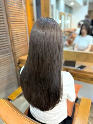 ロング カラー 縮毛矯正/髪質改善/ 佐々木大輔のヘアスタイル