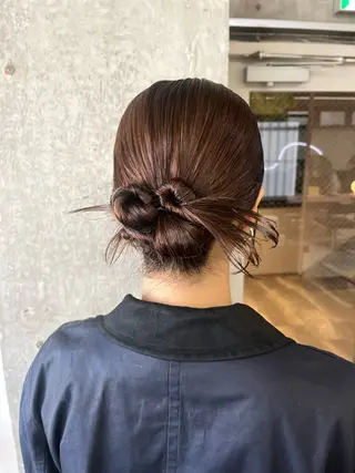 セミロング パーマ/オリーブ/ 酸性ストレート/ゆなのヘアスタイル