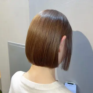 ショート カラー 神戸ボブ✂️ ioe三宮/田 伸佳のヘアスタイル