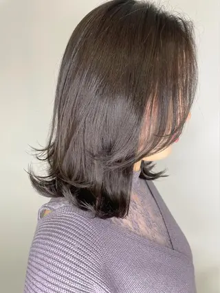 セミロング 髪質改善クロスパーマ モリオカ モエ💫のその他イメージ