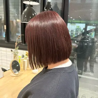 ショート カラー 艶カラー/暖色カラー /透明感/ryutoのヘアスタイル