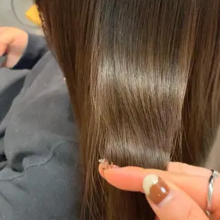 セミロング REINA☁️透明感 カラー/ぷつっと♡のヘアスタイル