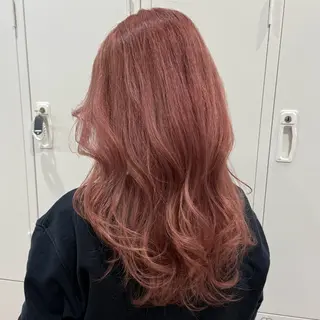 ロング カラー ヘアアレンジ キヨミ 韓国レイヤーカットのヘアスタイル