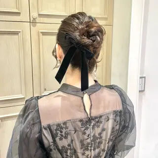 ヘアアレンジ ハイトーンカラー/ 長さだし🐇きょうかのヘアスタイル