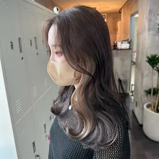 セミロング 枚方 tomee 🦋南部　しほ🦋のヘアスタイル