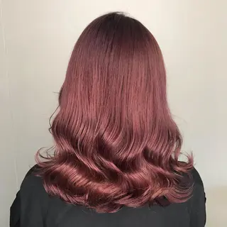 セミロング カラー knock【ノック】所属・烏丸韓国ヘア🇰🇷 ayaka🎀のヘアスタイル