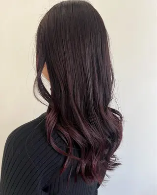 セミロング カラー 梅田/似合わせボブ /顔周り/RINKAのヘアスタイル