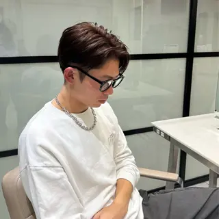 カラー メンズ 透明感カラー🫧/ ゆうなのヘアスタイル