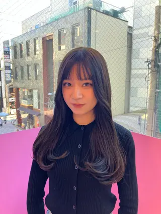 セミロング 宮本 楓のヘアスタイル