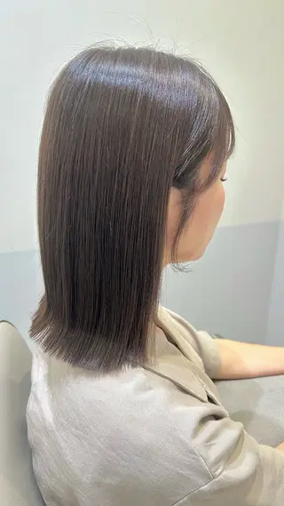 セミロング カラー ヘアアレンジ Eleanor枚方店 店長　飛鳥　薫のヘアスタイル
