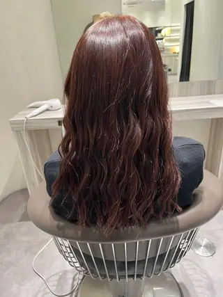 セミロング カラー 牧野 隼大のヘアスタイル