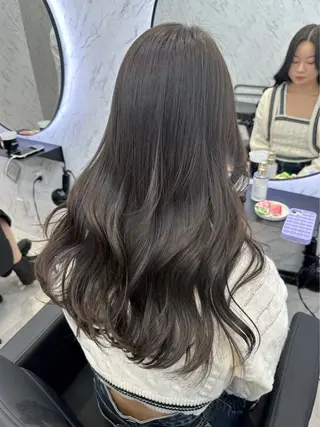 ロング カラー 韓国艶カラー 🇰🇷💎MIUのヘアスタイル