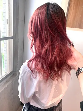 ロング カラー 立川/シールエクステ /みづきのヘアスタイル