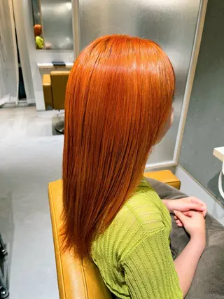 セミロング カラー 中山 涼華のヘアスタイル