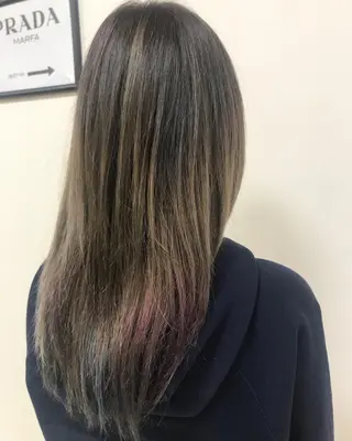 セミロング カラー Lien 深井店のヘアスタイル
