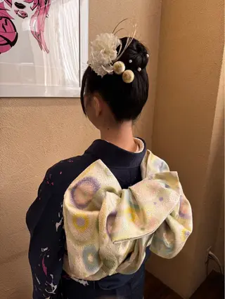 ヘアアレンジ 髪質改善/ボブ/暖色 /𝙨𝙤𝙧𝙖のマツエク・マツパデザイン