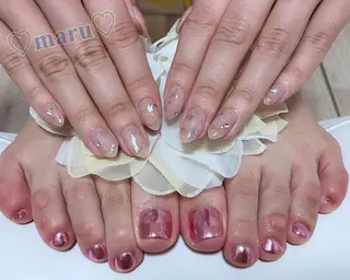 ネイル まるみ ♡のネイルデザイン