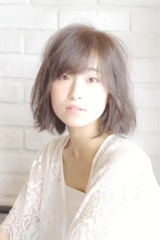 ショート ミディアム hair create Conté所属・富岡 俊行のヘアスタイル