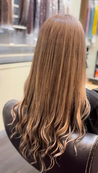 ロング カラー エクステ/ブリーチ / Hayatoのヘアスタイル