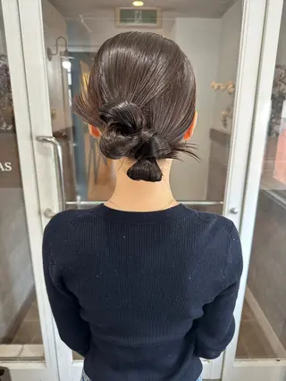 セミロング 宮﨑 あかねのヘアスタイル