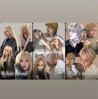 ロング カラー 栗谷 竜希のヘアスタイル