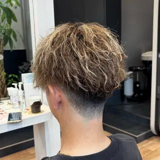 カラー パーマ メンズ STYLE エキシティ店所属・【似合わせパーマ】 STYLE 杉原　魁のヘアスタイル