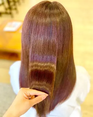 ロング カラー 太田 未来のヘアスタイル