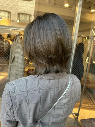 ミディアム 寺山 佳貴のヘアスタイル