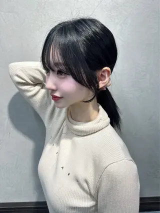 セミロング りおん レイヤー/ベージュのヘアスタイル