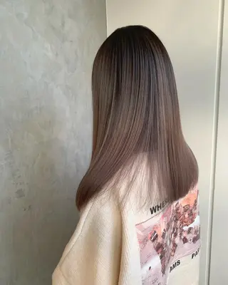 セミロング 韓国風/顔周りカット /髪質改善RYOTAのヘアスタイル