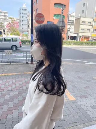 ロング カラー 高橋 みく/ minim 暖色のヘアスタイル