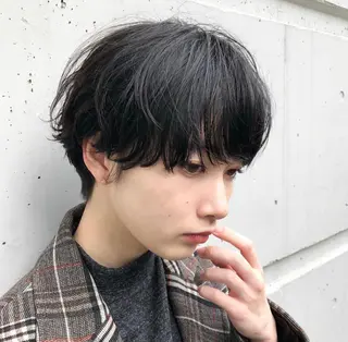 ショート パーマ 似合わせ レイヤー須川のヘアスタイル