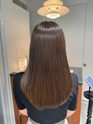 ロング カラー オートル所属・渋谷透明感カラー🩵 愛優美のヘアスタイル