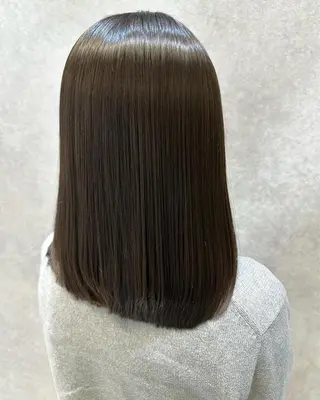 セミロング 🔸縮毛矯正/髪質 改善カラー石崎🔸のヘアスタイル