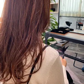 ロング 大久保 優香のヘアスタイル