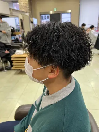 パーマ メンズ メンズカット松戸/韓 国/メンズパーマ航太のヘアスタイル