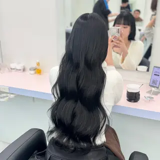 ロング カラー ヘアアレンジ 💘Risa💘/ミ ルクティ/ハイトーンのヘアスタイル