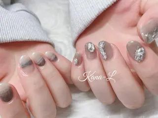 カラー ネイル 芦辺 香奈のネイルデザイン