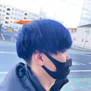 カラー メンズ メンズ特化/パーマ/ ブリーチ/福島 千颯のヘアスタイル