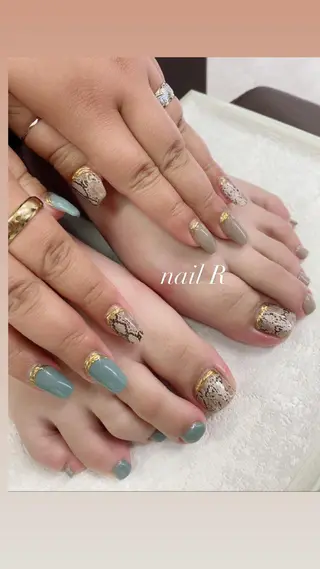 ミディアム JNA認定講師🌸 RIEのネイルデザイン