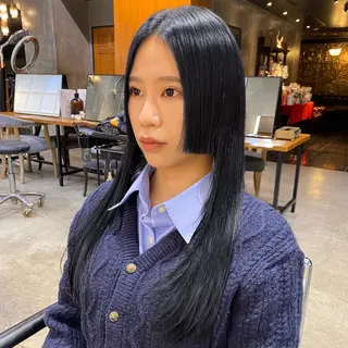 カラー Ms.CHARM所属・透明感カラー🌿 グレージュ🐺陽介のヘアスタイル