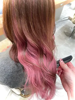 セミロング 津田和希 /透明感カラーのヘアスタイル