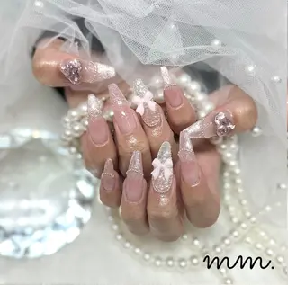 ネイル 🩷🩵mm.大宮 Riyo🧸🩵🩷のネイルデザイン