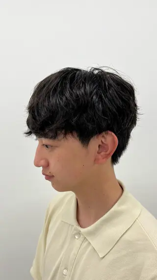 ショート パーマ メンズ 🏆メンズヘア特化 🥇代表りんぺーのヘアスタイル